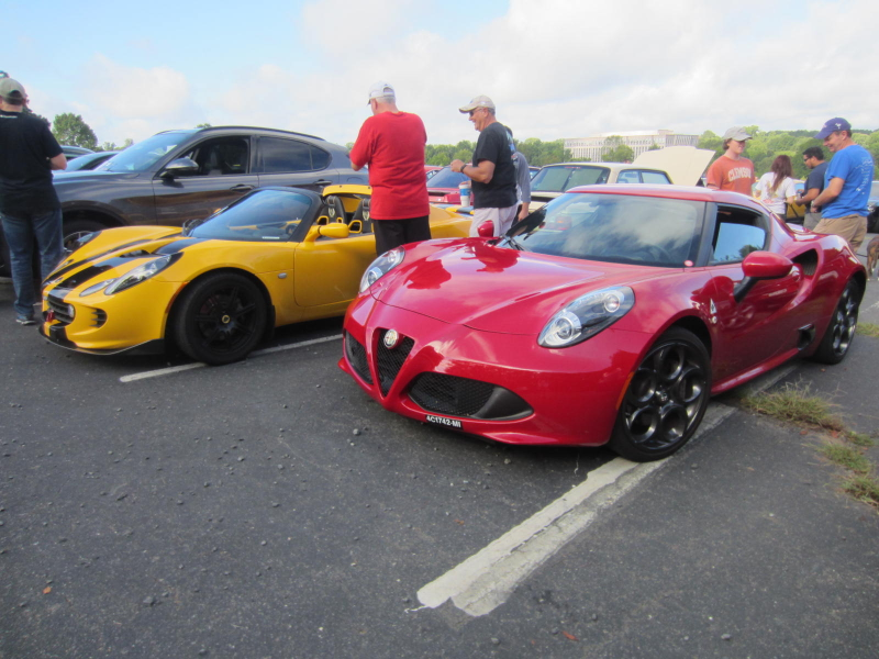 The guys in the photo were saying, “Hey look, we can comparison shop with them side-by-side!”